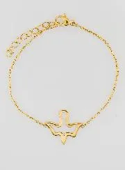 Armband Firmung Heiliger Geist aus Goldfarbenem Edelstahl