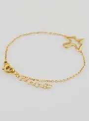 Armband Firmung Heiliger Geist aus Goldfarbenem Edelstahl