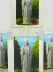 Set mit 4 Votivkerzen Mutter Gottes der Armen