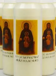 Set 20 Novenenkerzen Mutter Gottes von Montserrat