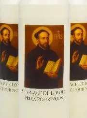 Set 10 Novenenkerzen zum Heiligen Ignatius von Loyola