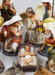 Komplette Weihnachtskrippe 11 Figuren – 30cm