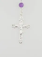Rosenkranz Wundertätige Madonna – Amethyst und 925er Silber