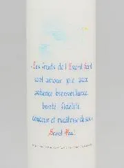 Firmkerze Die Früchte des Heiligen Geistes - 20cm