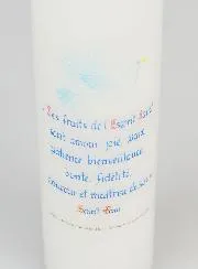 Firmkerze Die Früchte des Heiligen Geistes - 20cm