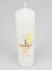 Taufgeschenk für Kinder – Kerze 20cm