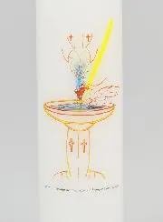 Taufgeschenk für Kinder – Kerze 20cm