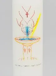 Taufkerze für Erwachsene