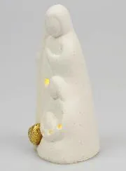 Leuchtende Porzellan Figur der Heiligen Familie – 11cm