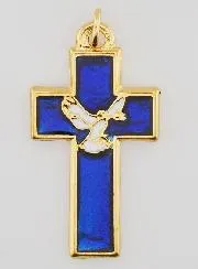 Anhänger zur Firmung Heiliger Geist und Pax – Blau