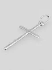 Anhänger Kreuz aus 925er Silber und Zirkoniumoxid