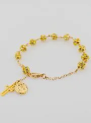 Zehner Rosenkranz Armband Wundertätige Medaille und Kreuz