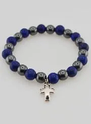 Edelstein Armband – Hämatit und Lapislazuli