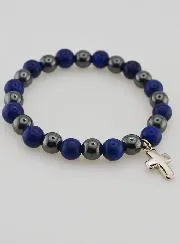 Edelstein Armband – Hämatit und Lapislazuli