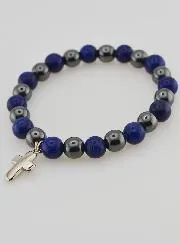 Edelstein Armband – Hämatit und Lapislazuli