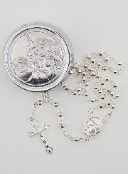 Rosenkranz und Dose Schutzengel