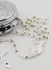 Rosenkranz und Dose Schutzengel