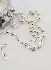 Set Rosenkranzdose Heilige Rita und Rosenkranz