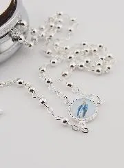 Set Rosenkranz mit Dose Heilige Familie