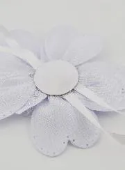 Taufgeschenk – Medaillon für Babywiege Blume – Schutzengel