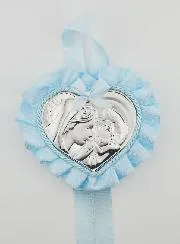 Taufgeschenk – Medaillon für Babywiege Madonna mit Kind