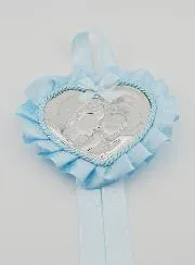 Taufgeschenk – Medaillon für Babywiege Madonna mit Kind