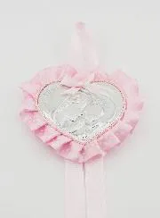 Taufgeschenk – Medaillon für Babywiege Madonna mit Kind