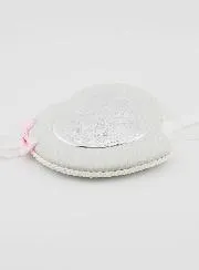 Taufgeschenk Mädchen – Anhänger für Babywiege aus Leder - Engel mit Laterne