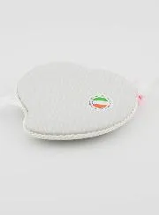 Taufgeschenk Mädchen – Anhänger für Babywiege aus Leder - Engel mit Laterne