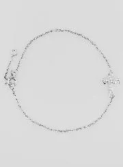 Religiöses Armband Silber mit Strasskreuz