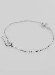 Religiöses Armband Silber mit Strasskreuz