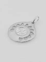 Durchbrochener Anhänger Maria 925er Silber – 20mm