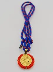 Wundertätige Medaille Rote Perlen - Kordel
