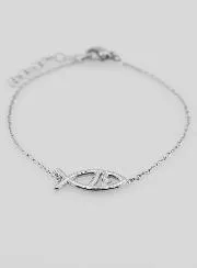 Religiöses Armband Ichthys – 925er Silber
