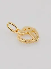 Anhänger Herz und Kreuz Vergoldet