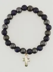 Edelstein Armband – Hämatit und Blauer Sonnenstein