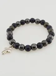 Edelstein Armband – Hämatit und Blauer Sonnenstein