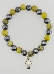 Edelstein Armband – Hämatit und Serpentin