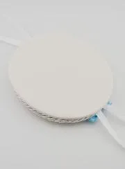 Taufgeschenk für Junge – Medaillon für Babywiege Heilige Familie