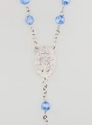 Rosenkranz Wundertätige Medaille - Blau