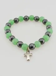 Edelstein Armband aus Hämatit und Aventurin