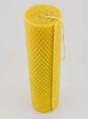 Deko-Kerze Bienenwachs – 20 cm