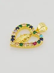 Anhänger Durchbrochenes Herz Wunderbare Madonna