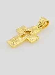 Anhänger Durchbrochenes Kreuz aus Edelstahl - 25mm