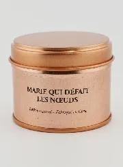 Handgefertigte Duftkerze - Maria Knotenlöserin