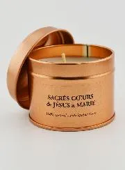 Handgefertigte Duftkerze - Heiligste Herzen Jesu und Mariä