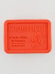 Seife mit Olivenöl und Klatschmohn - 120g