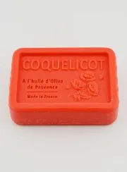 Seife mit Olivenöl und Klatschmohn - 120g