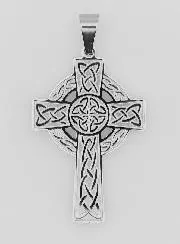 Anhänger Keltisches Kreuz aus Edelstahl - 45mm
