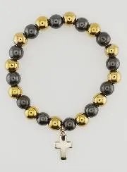 Edelstein Armband Hämatit und Pyrit